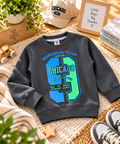 Chicago 93 Graphic Sweatshirt for Boys – Charcoal Grey