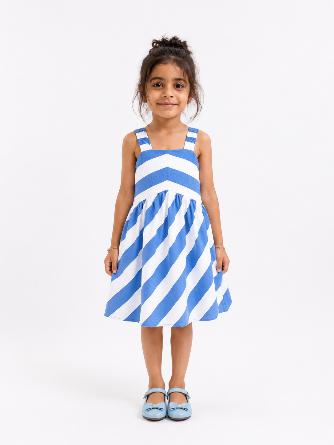 Short Striped Strappy Top